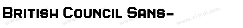 British Council Sans字体转换